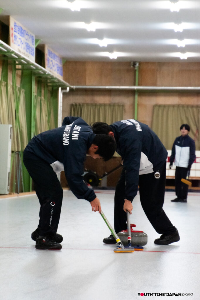 編集部が撮影した「北海道南富良野高等学校 カーリング部」
