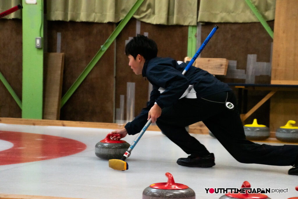 編集部が撮影した「北海道南富良野高等学校 カーリング部」