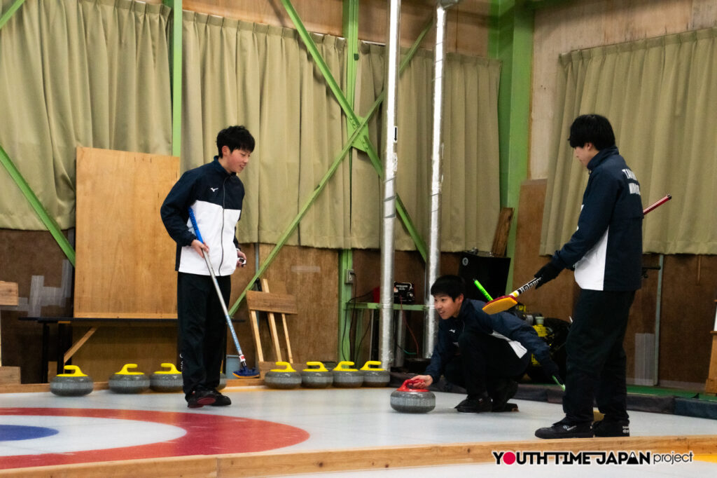 編集部が撮影した「北海道南富良野高等学校 カーリング部」