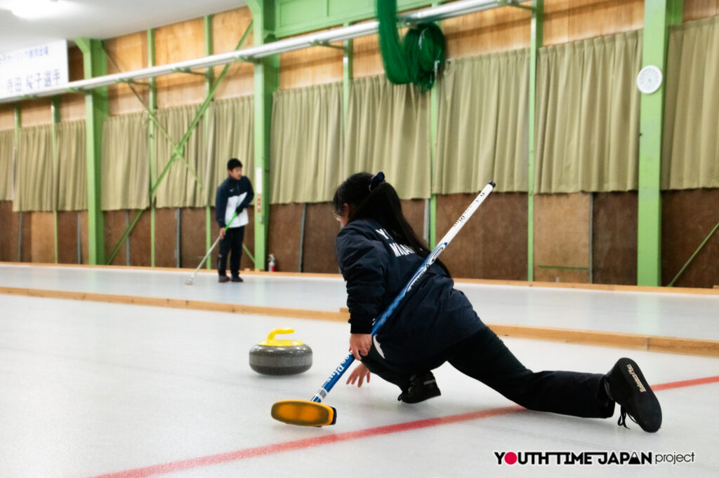 編集部が撮影した「北海道南富良野高等学校 カーリング部」
