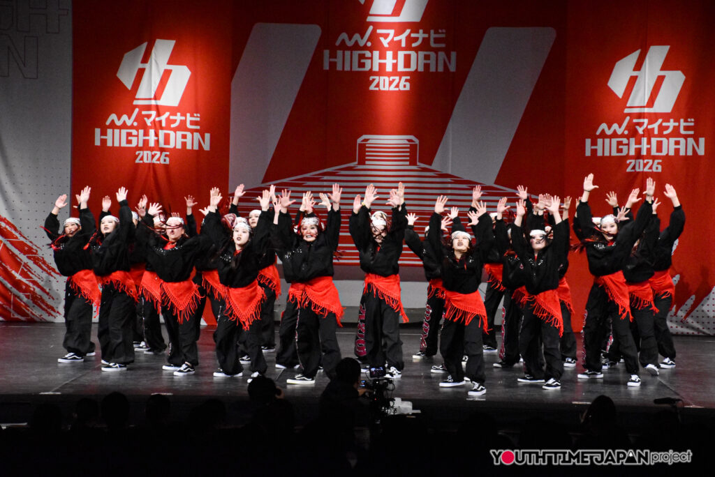 大阪府立山田高等学校「RΛVΛGE」がLARGE部門で演技を披露！＜マイナビHIGH SCHOOL DANCE COMPETITION 2026 WEST vol.2＞