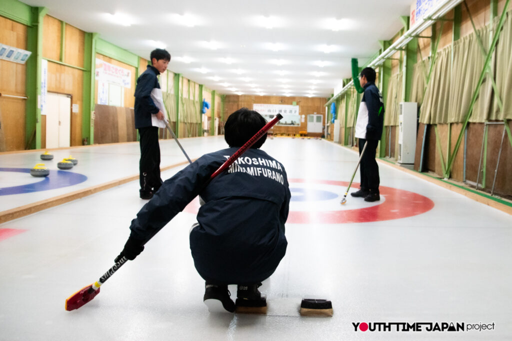 編集部が撮影した「北海道南富良野高等学校 カーリング部」