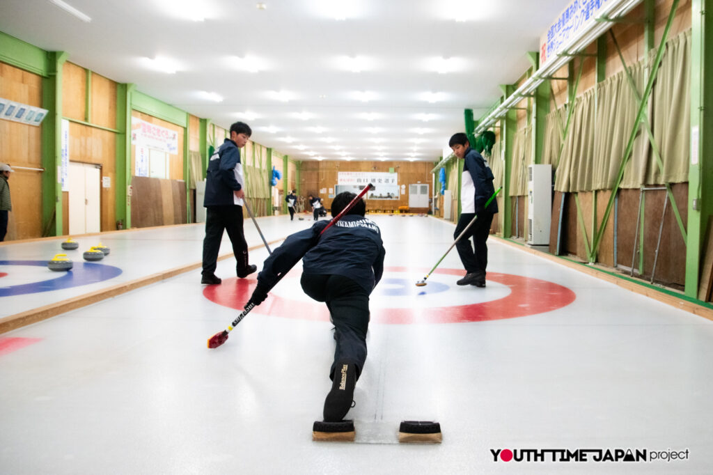 編集部が撮影した「北海道南富良野高等学校 カーリング部」