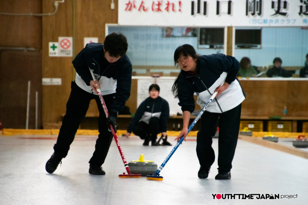 編集部が撮影した「北海道南富良野高等学校 カーリング部」