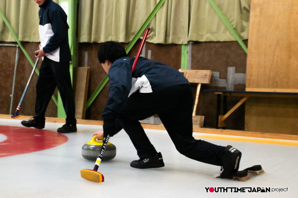 編集部が撮影した「北海道南富良野高等学校 カーリング部」