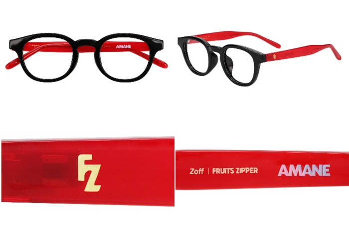 メガネブランド「Zoff」× FRUITS ZIPPER初コラボレーションアイウェア、2025年1月23日(金)より全国のZoffで発売!