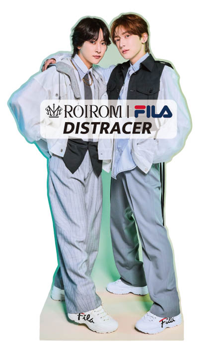【ABCマート限定】FILA 人気モデル「Distracer」キャンペーン第一弾！本多大夢と浜川路己によるアイドルデュオ「ROIROM」を起用！春をイメージした新ビジュアル・ムービー公開！