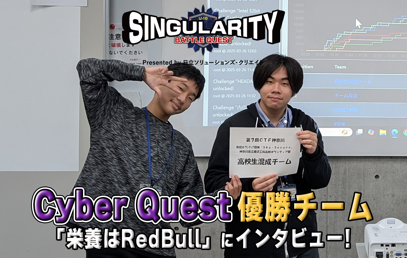 投稿についてもっと詳しく 【Cyber Quest優勝チームインタビュー】シンギュラリティバトルクエスト2025 優勝チームインタビュー！