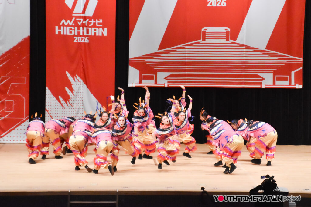 マイナビハイダン2026 EAST vol.3 LARGE部門で神奈川県立市ケ尾高等学校「神奈川県立市ケ尾高等学校ダンス部」がパフォーマンスをしているところ