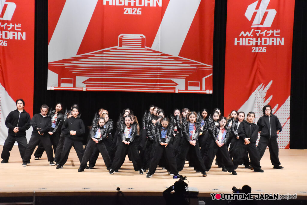 マイナビハイダン2026 EAST vol.3 LARGE部門で東京都立北園高等学校「BLACK LIST」がパフォーマンスをしているところ