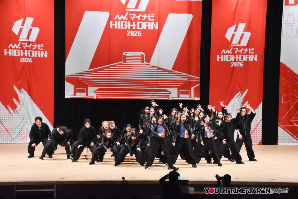 マイナビハイダン2026 EAST vol.3 LARGE部門で東京都立北園高等学校「BLACK LIST」がパフォーマンスをしているところ