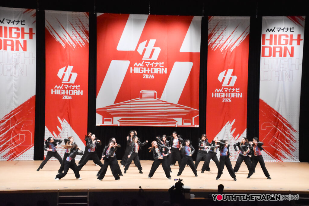 マイナビハイダン2026 EAST vol.3 LARGE部門で東京都立北園高等学校「BLACK LIST」がパフォーマンスをしているところ