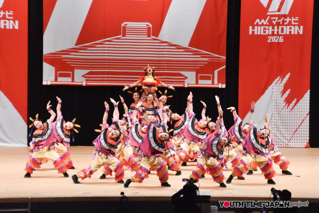 マイナビハイダン2026 EAST vol.3 LARGE部門で神奈川県立市ケ尾高等学校「神奈川県立市ケ尾高等学校ダンス部」がパフォーマンスをしているところ