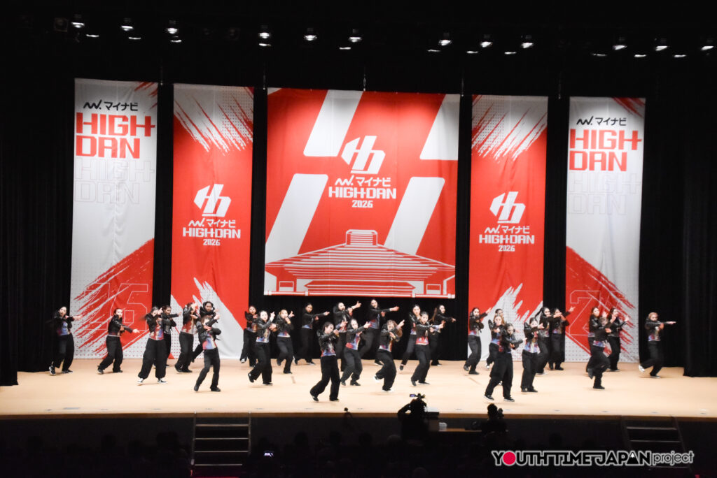 マイナビハイダン2026 EAST vol.3 LARGE部門で東京都立北園高等学校「BLACK LIST」がパフォーマンスをしているところ