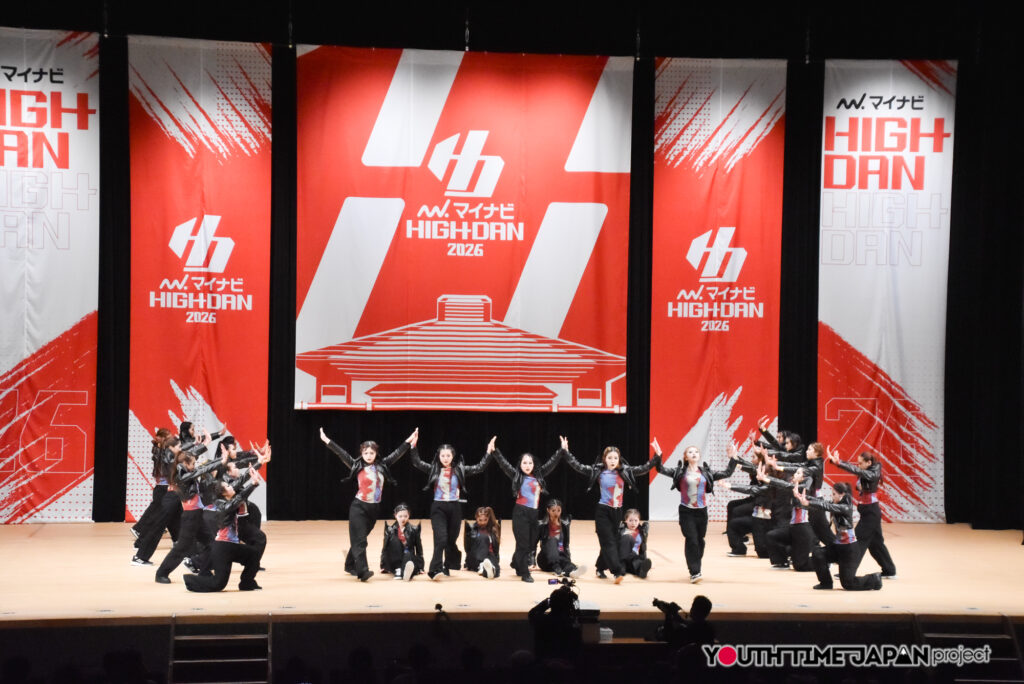 マイナビハイダン2026 EAST vol.3 LARGE部門で東京都立北園高等学校「BLACK LIST」がパフォーマンスをしているところ