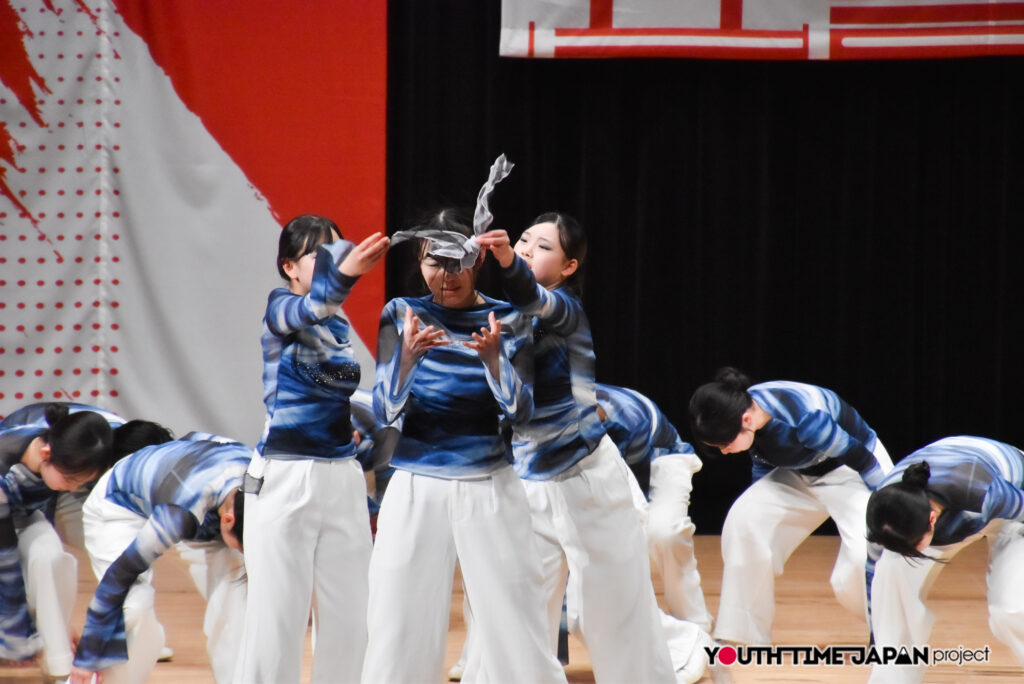 マイナビハイダン2026 EAST vol.3 LARGE部門で日本大学明誠高等学校「Stern」がパフォーマンスをしているところ