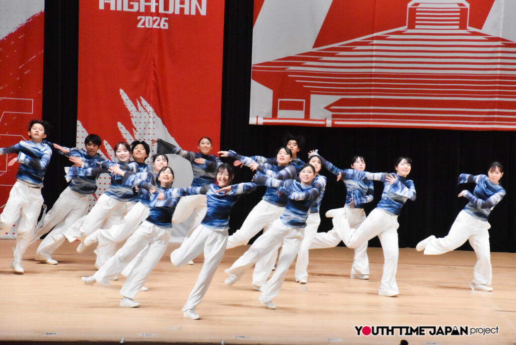 マイナビハイダン2026 EAST vol.3 LARGE部門で日本大学明誠高等学校「Stern」がパフォーマンスをしているところ