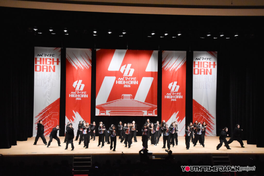 マイナビハイダン2026 EAST vol.3 LARGE部門で東京都立北園高等学校「BLACK LIST」がパフォーマンスをしているところ