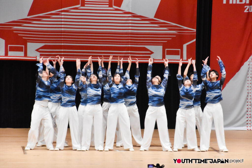 マイナビハイダン2026 EAST vol.3 LARGE部門で日本大学明誠高等学校「Stern」がパフォーマンスをしているところ