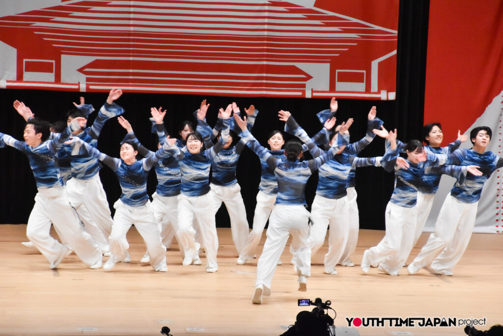 マイナビハイダン2026 EAST vol.3 LARGE部門で日本大学明誠高等学校「Stern」がパフォーマンスをしているところ