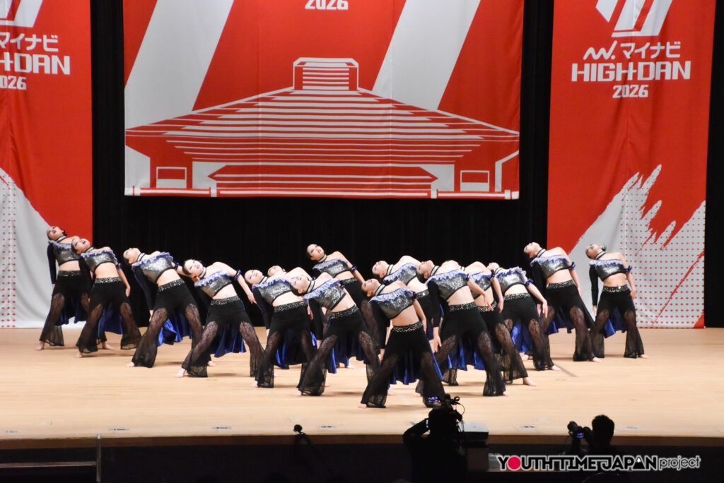 マイナビハイダン2026 EAST vol.3 LARGE部門で千葉敬愛高等学校「Xevilen」がパフォーマンスをしているところ