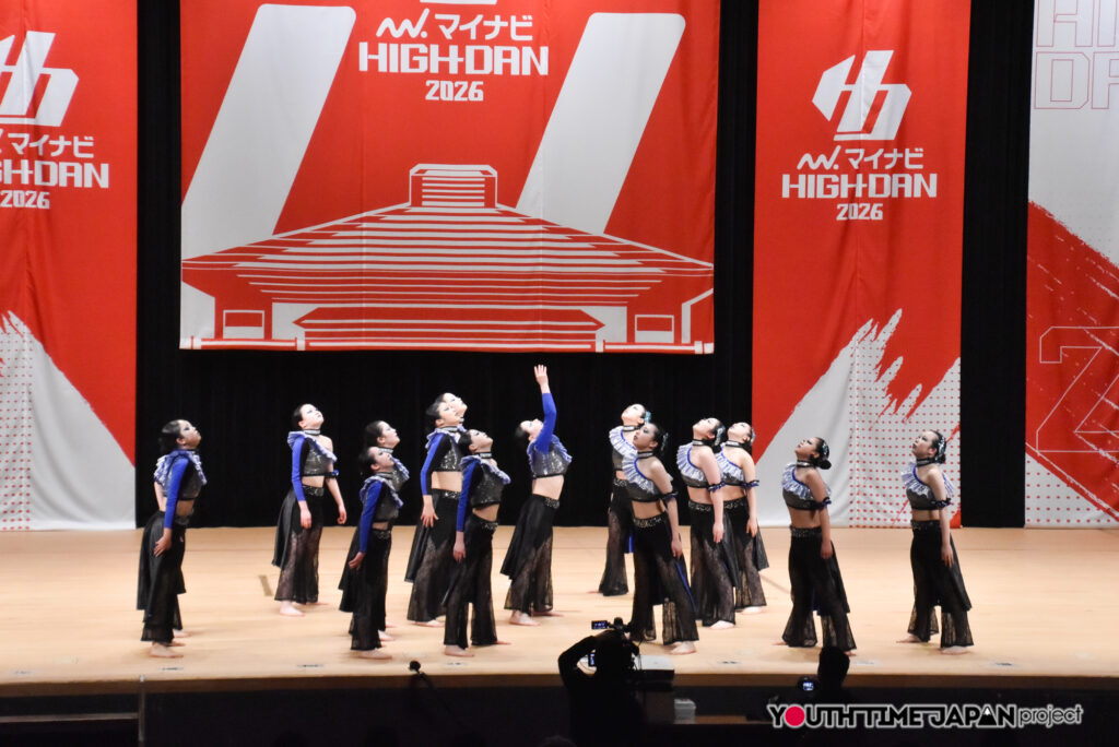 マイナビハイダン2026 EAST vol.3 LARGE部門で千葉敬愛高等学校「Xevilen」がパフォーマンスをしているところ