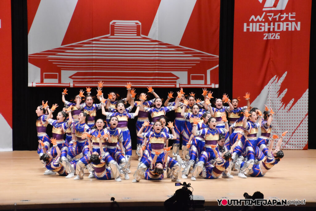 マイナビハイダン2026 EAST vol.3 LARGE部門で神奈川県立市ケ尾高等学校「AETERNIQ」がパフォーマンスをしているところ