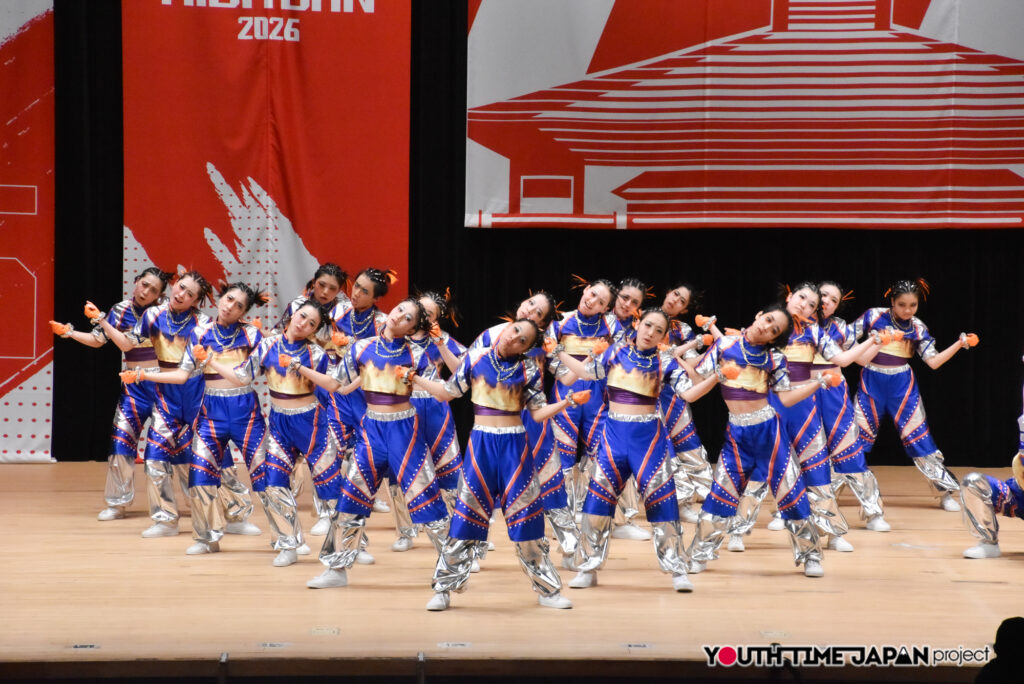 マイナビハイダン2026 EAST vol.3 LARGE部門で神奈川県立市ケ尾高等学校「AETERNIQ」がパフォーマンスをしているところ