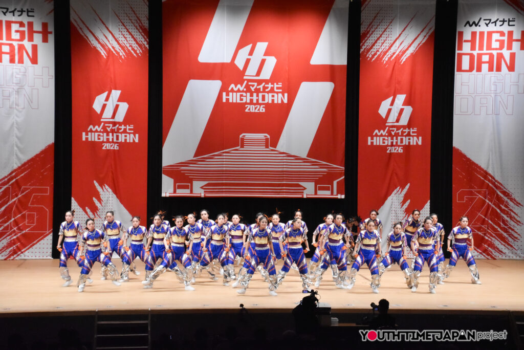 マイナビハイダン2026 EAST vol.3 LARGE部門で神奈川県立市ケ尾高等学校「AETERNIQ」がパフォーマンスをしているところ