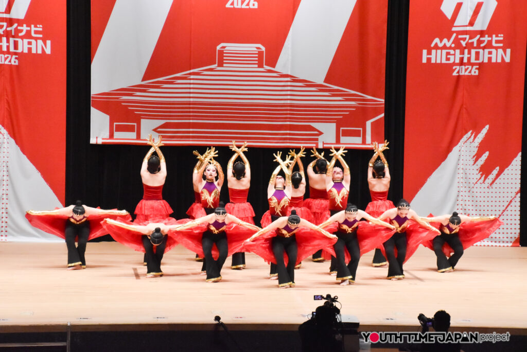 マイナビハイダン2026 EAST vol.3 LARGE部門で千葉敬愛高等学校「Belledia」がパフォーマンスをしているところ