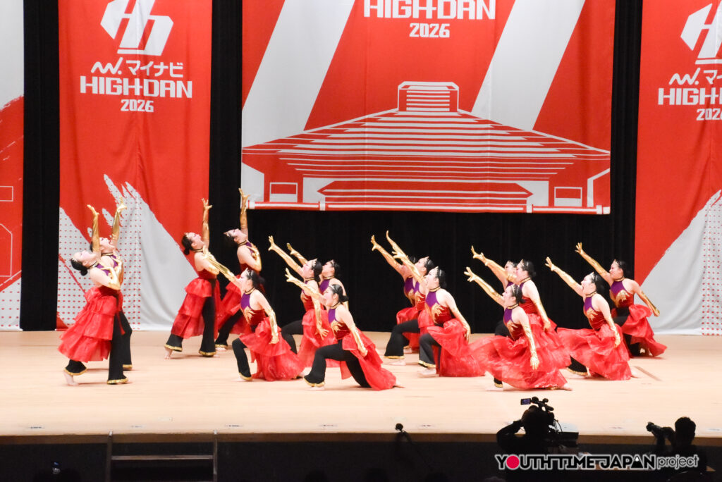 マイナビハイダン2026 EAST vol.3 LARGE部門で千葉敬愛高等学校「Belledia」がパフォーマンスをしているところ