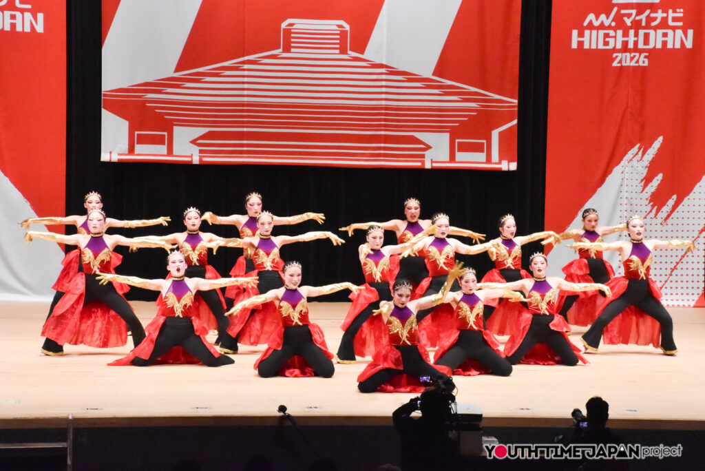 マイナビハイダン2026 EAST vol.3 LARGE部門で千葉敬愛高等学校「Belledia」がパフォーマンスをしているところ