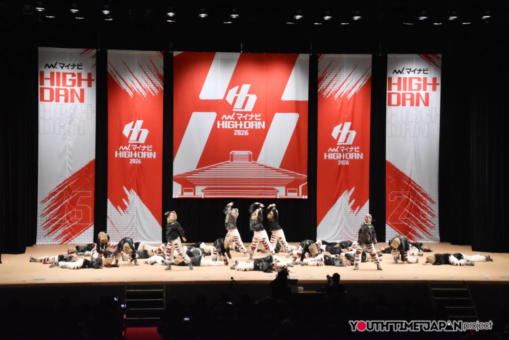 マイナビハイダン2026 EAST vol.3 LARGE部門で駒澤大学高等学校「Vallu」がパフォーマンスをしているところ