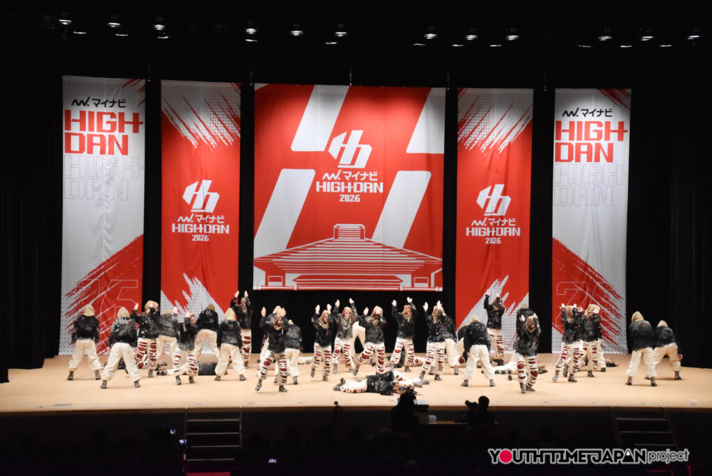 マイナビハイダン2026 EAST vol.3 LARGE部門で駒澤大学高等学校「Vallu」がパフォーマンスをしているところ