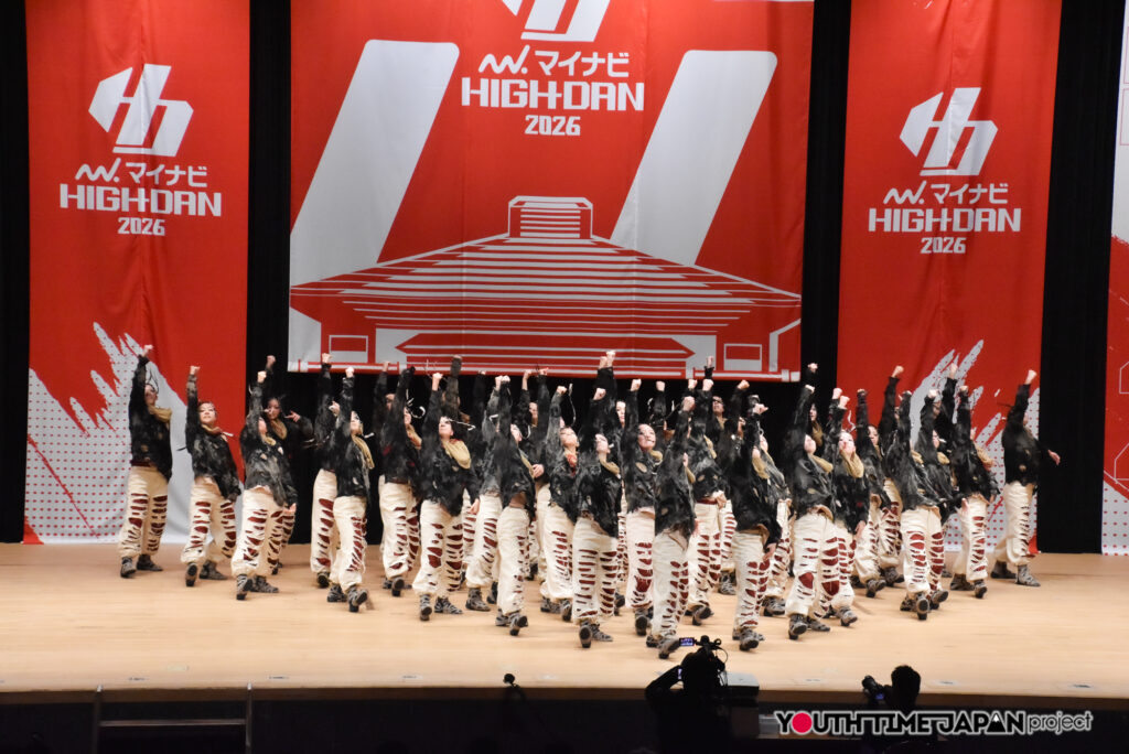 マイナビハイダン2026 EAST vol.3 LARGE部門で駒澤大学高等学校「Vallu」がパフォーマンスをしているところ