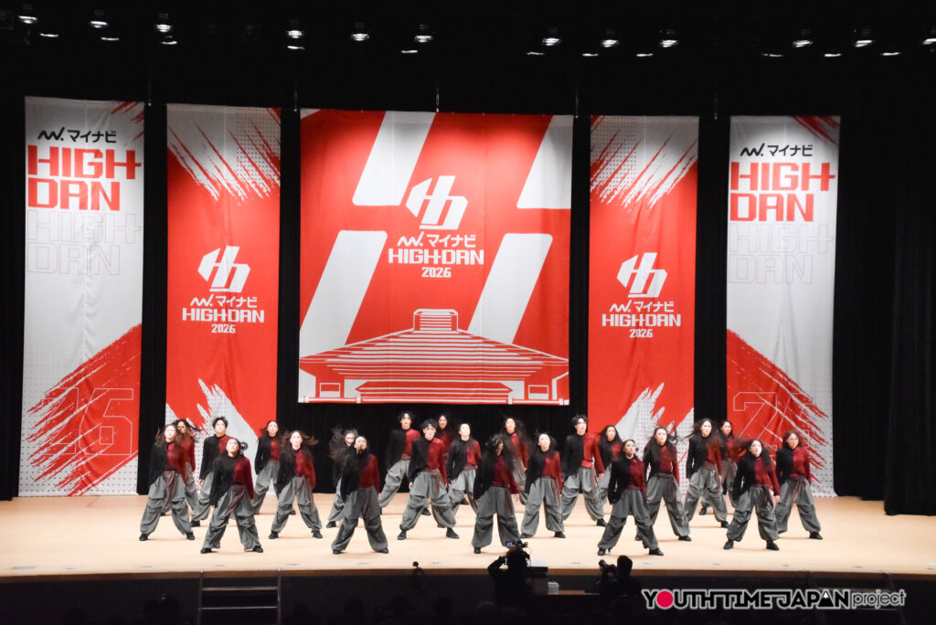 マイナビハイダン2026 EAST vol.3 LARGE部門で千葉県立幕張総合高等学校「DOHOPS」がパフォーマンスをしているところ