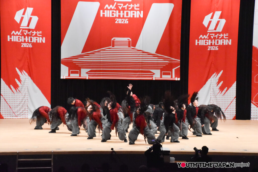 マイナビハイダン2026 EAST vol.3 LARGE部門で千葉県立幕張総合高等学校「DOHOPS」がパフォーマンスをしているところ