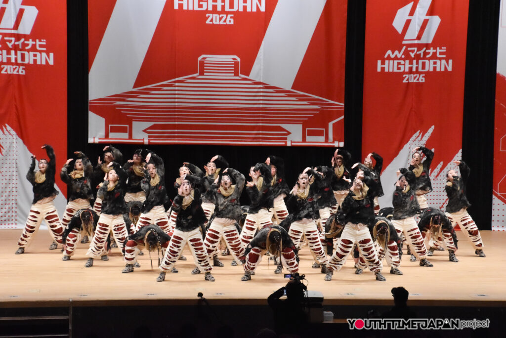 マイナビハイダン2026 EAST vol.3 LARGE部門で駒澤大学高等学校「Vallu」がパフォーマンスをしているところ