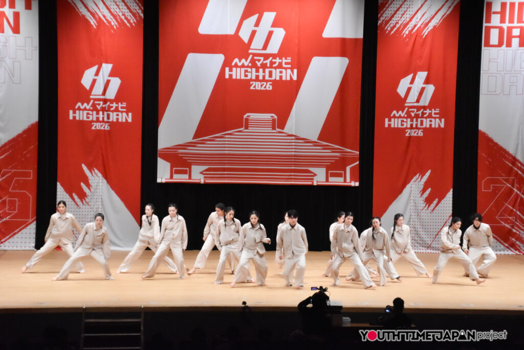 マイナビハイダン2026 EAST vol.3 LARGE部門で東京都立松原高等学校「Éclosion」がパフォーマンスをしているところ