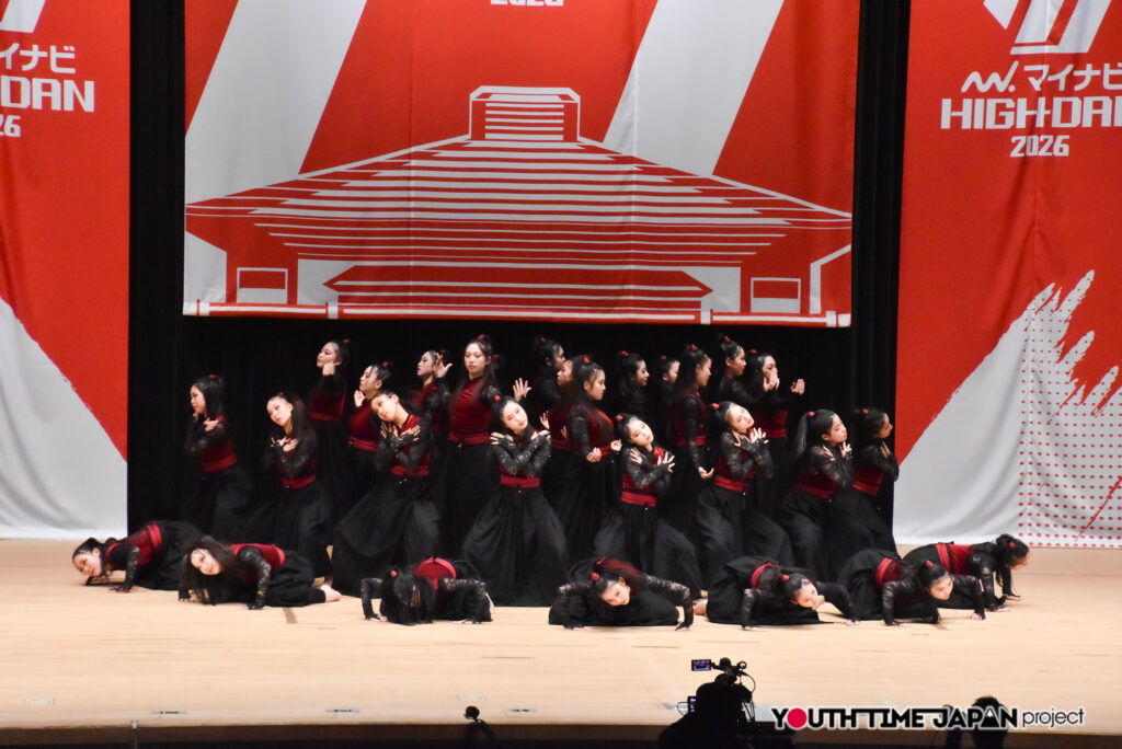 マイナビハイダン2026 EAST vol.3 LARGE部門で千葉県立柏陵高等学校「CRASH」がパフォーマンスをしているところ