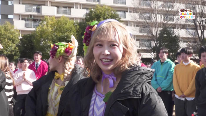 FRUITS ZIPPER 撮影の様子