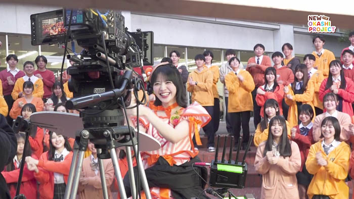 FRUITS ZIPPER 撮影の様子