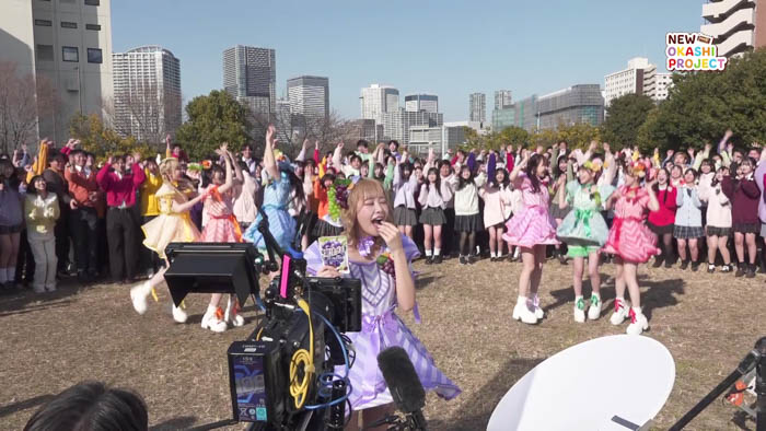 FRUITS ZIPPER 撮影の様子