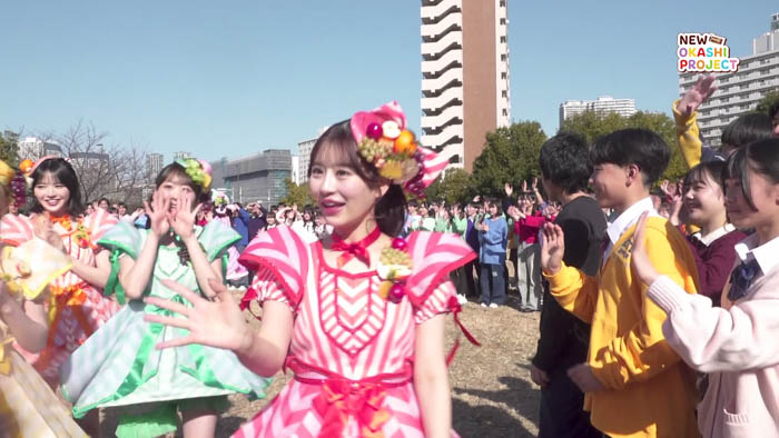 FRUITS ZIPPER 撮影の様子