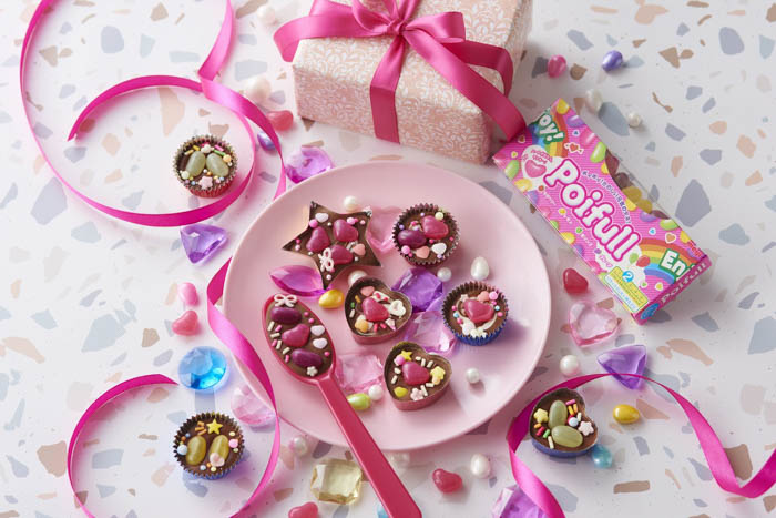 スーパーキューティーラブリーハッピー明治ビーズチョコ イメージ写真