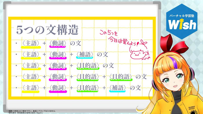 中学生版Wish授業 朝輝さにぃ先生のイメージ画像