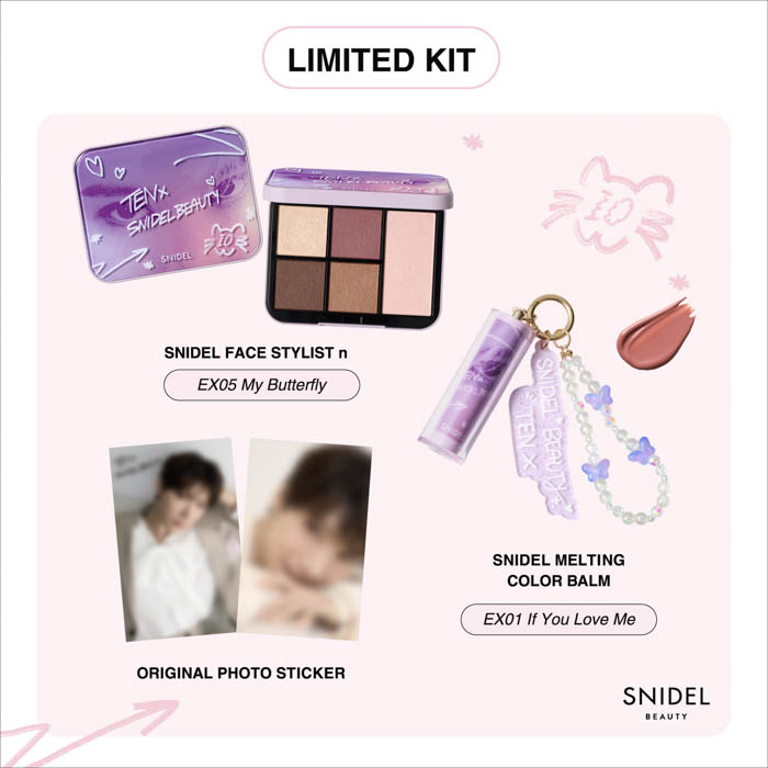 ＜SNIDEL BEAUTY＞「NCT (エヌシーティー)」のメンバーTEN(テン)とのスペシャルコラボレーション第2弾！オリジナルデザインを施した限定商品が登場！