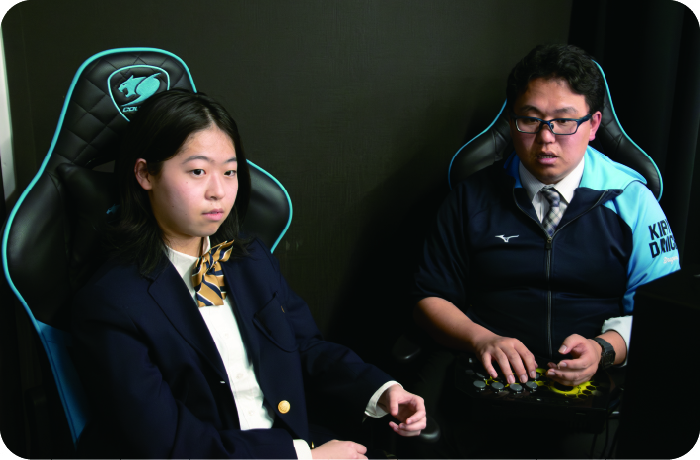 桐生第一高等学校（群馬県）eスポーツ部の練習風景