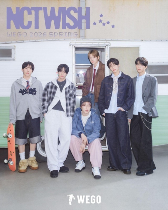 WEGO 2026 SPRINGのビジュアルモデル「NCT WISH」のビジュアル