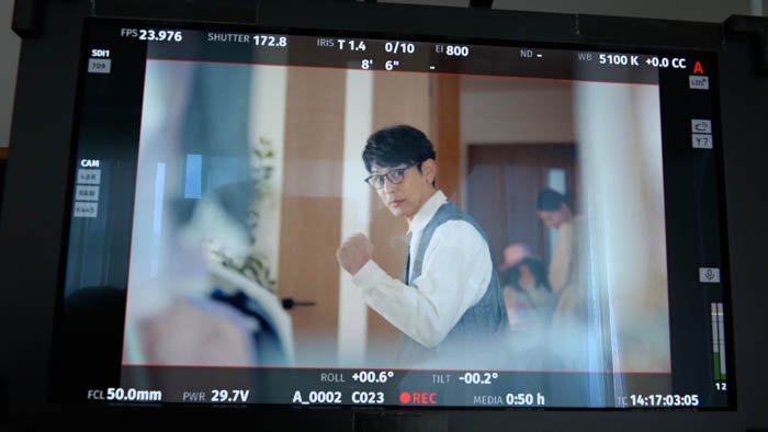 「ハミング消臭実感」新TVCM メイキング写真